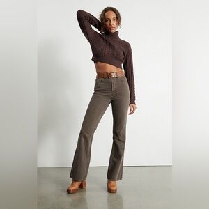 PACSUN Women’s Brown High Waisted Bootcut Jeans - Sz 27